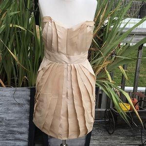 Maxandcleo tan dress size 6